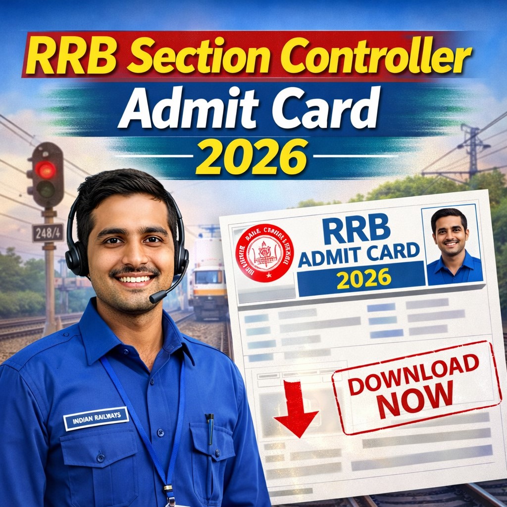 RRB Section Controller Admit Card 2026